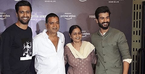 Vicky Kaushal with his family